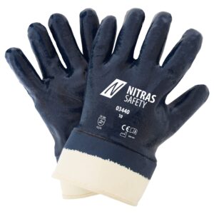 NITRAS Nitrilhandschuhe, blau, EN 388