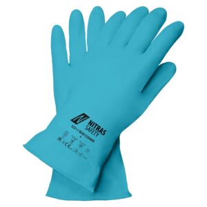 NITRAS BLUE CLEANER, Chemikalienhandschuhe, blau, EN 388, EN ISO 374