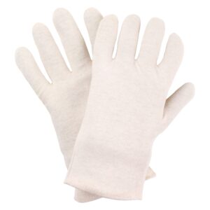 NITRAS Baumwoll-Trikot-Handschuhe, naturfarben