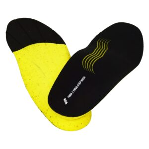 NITRAS ERGO STEP HIGH, semi-orthopädische Einlegesohle, schwarz / gelb