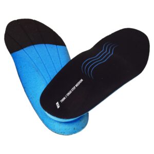NITRAS ERGO STEP MEDIUM, semi-orthopädische Einlegesohle, schwarz / blau