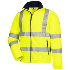 NITRAS MOTION TEX VIZ, Warn-Fleecejacke, EN ISO 13688, EN ISO 20471, OEKO-TEX
