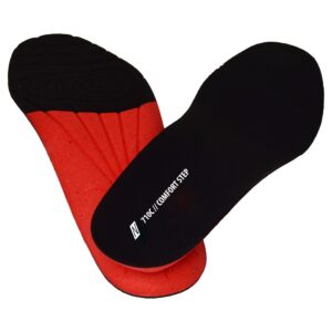NITRAS COMFORT STEP, Einlegesohlen, schwarz / rot