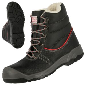 NITRAS STEP MID+ W, S3 Sicherheitswinterstiefel, halbhoch, schwarz, EN ISO 20345