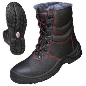 NITRAS BASIC STEP MID+ W, S3 CI Sicherheitswinterstiefel, halbhoch, schwarz EN ISO 20345