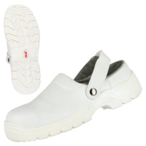 NITRAS CLEAN STEP CL, SB Sicherheitsclogs, weiß, EN ISO 20345