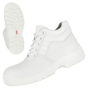 NITRAS CLEAN STEP MID, S2 Sicherheitsstiefel, halbhoch, weiß, EN ISO 20345