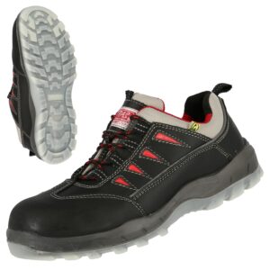 NITRAS SPORT STEP, S3 Sicherheitshalbschuhe, schwarz, EN ISO 20345, EN 61340-4-3, DGUV Regel 112-191