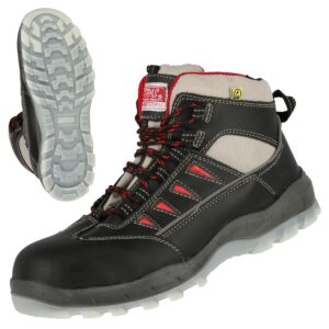 NITRAS SPORT STEP MID, S3 Sicherheitsstiefel, halbhoch, schwarz, EN ISO 20345, EN IEC 61340-4-3, DGUV Regel 112-191