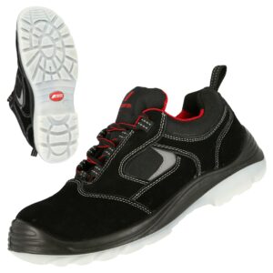 NITRAS EASY STEP, S1P Sicherheitshalbschuhe, schwarz, EN ISO 20345, EN 61340-4-3, DGUV Regel 112-191
