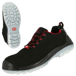 NITRAS MICRO STEP, S1P Sicherheitshalbschuhe, schwarz, EN ISO 20345, EN 61340-4-3, DGUV Regel 112-191