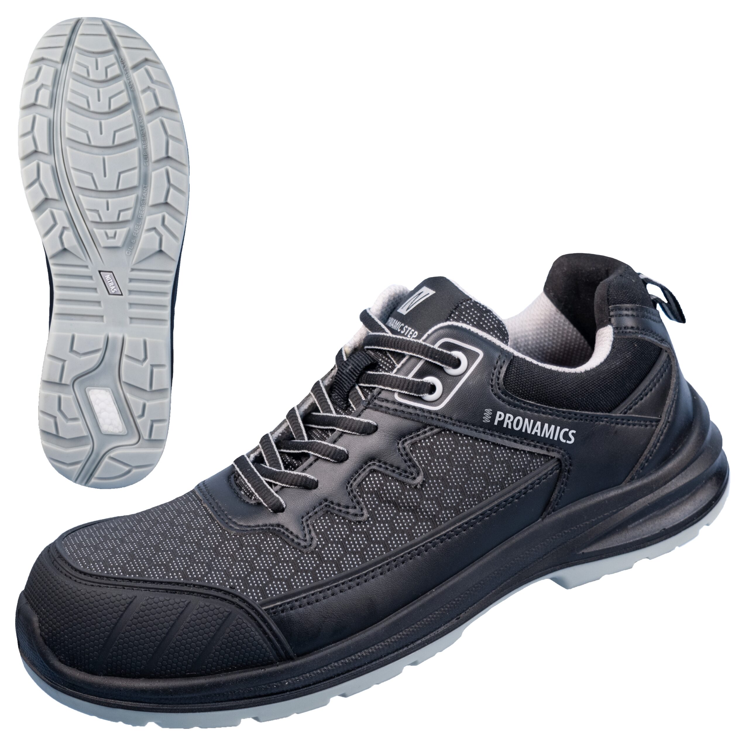 NITRAS DYNAMIC STEP, Sicherheitshalbschuhe, EN ISO 20345, EN IEC 61340-4-3, DGUV Regel 112-191