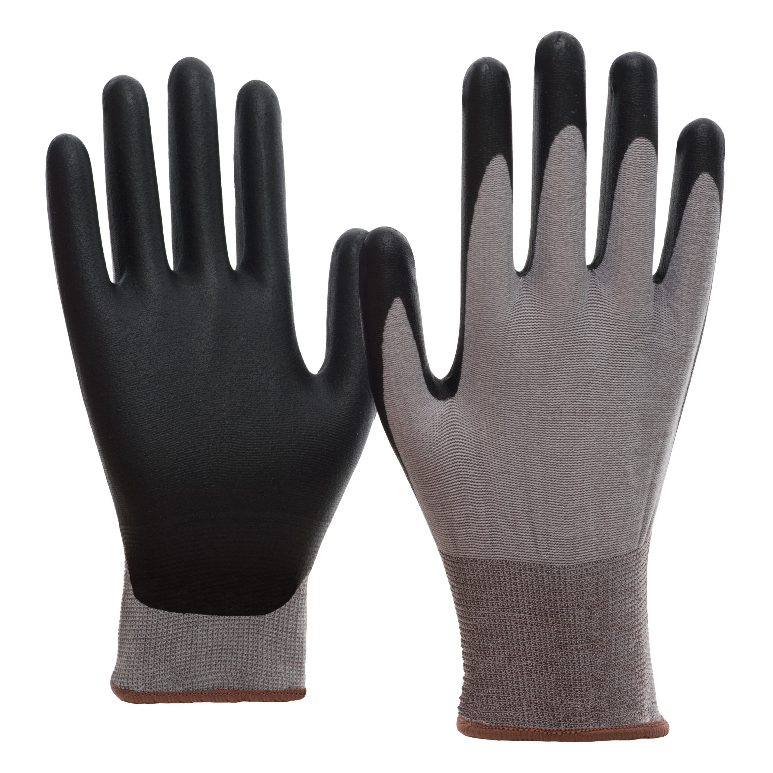 NITRAS SKIN CLEAN, Montagehandschuhe, grau / schwarz, EN 388, OEKO-TEX