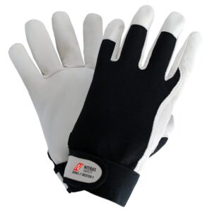 NITRAS DEXTER 1, Mechanikerhandschuhe, grau / schwarz, EN 388